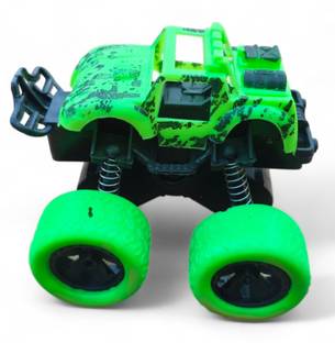 troovia MONSTER Truck Toys Set of 3 Big Wheel Off-Road Vehicles with Shock Absorbers