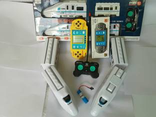 Kmc kidoz Combo Rechargeable Remote Control Train & Pop Station Video Game Toy for Kids