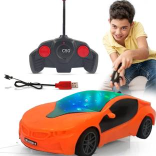 Kid Kraze Chargeable 3D Remote Control Lighting Famous Car for 3+ Years Kids F80