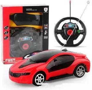 White Devil 3D lighting kids high speed remote control Car