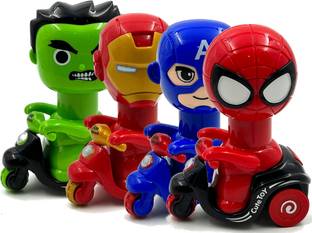 Playrox Avengers Toys Superhero Scooty Push Go Toys for 2 3 4 years old Boys Girls Kids