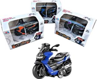 Ruhani Toys & Gift Gallery Metal Scooter Pull Back for Kids -Multicolour