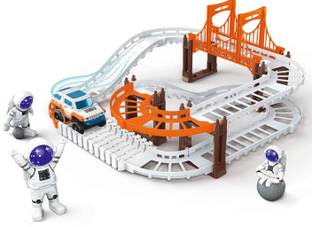 star impex Scapeshaip Series Railway Toys Kids DIY Assembly Slot Car Track Toys Set