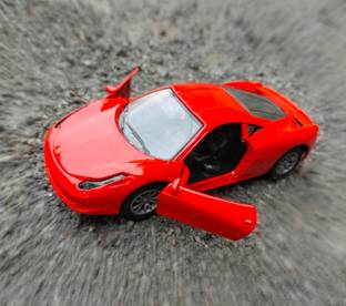 Ruhani Toys & Gift Gallery Mini Ferrari Metal Super Car with Openable Doors for Kids (Red, Pack of: 1)