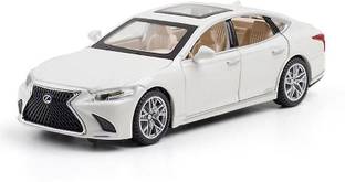 Bestie Toys Diecast Lexus Ls500 Metal Pull Back Alloy With Light And Sound