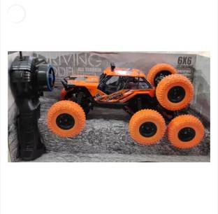 Intelligent Rock Car 4x4 With Remote Control & 8 wheel Drive Orange