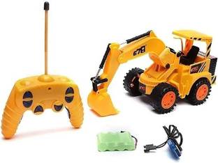 GOSHOPPE ENTERPRISES New Remote Control Battery Operated JCB Crane Truck Toy for kis