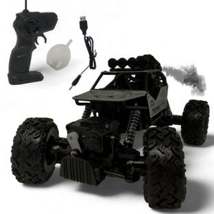 Aavkar creation 4x4 Big Remote Control Rock Car With Fully Remote Control Car And Mist Smoke