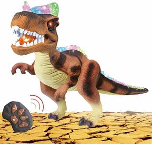 curiotoys RC Remote Control Realistic Large Toy Dinosaur T-Rex Dino Walking and Roaring