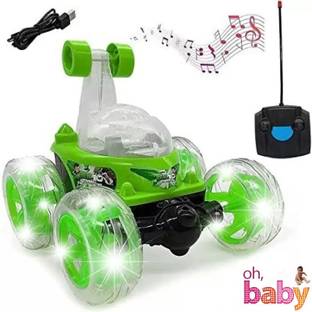 niveeka Rechargeable Remote Control Twisting Stunt Car with 360 Degrees Rotation N9