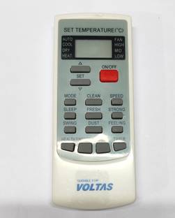 Harsh Enterprises VOLTAS big red button Voltas AC-45 Split AC remote control FREE Battery VOLTAS split...