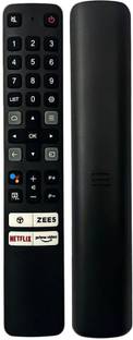 7SEVEN Bluetooth Voice TCL Smart TV Remote Control with ZEE5 Netflix PrimeVideo HotKeys Replacement of Original TCL Remote LED Smart 4K Android TV RC901V- Pairing Must! TCL Tv Remote Controller