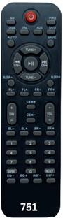 Upix 751 (12 in 1) Home Theatre Remote Compatible for Conic, Beston, Deltron, Hybon Home Theater (EXACTLY SAME REMOTE WILL ONLY WORK) Remote Controller