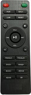 Hybite Compatible with Boat HomeTheater System Aavante Sound Bar 1150/1160/1200/1250/1280/3100D/3150D (Match The Image with Your Old Remote) Remote Controller