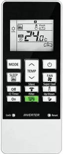 HDF Remote Control Compatible for Hitachi Split AC and Window(Remote No-168D) AC Remote Control Compat...