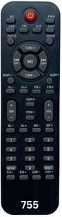Upix 755 Home Theatre Remote Compatible for Santosh, Oscar, Target, Takai Home Theater (EXACTLY SAME REMOTE WILL ONLY WORK) Remote Controller