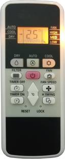 LipiWorld 220A AC Remote Control with Display Light Backlight Compatible for HITACHI AC (Non Inverter ...
