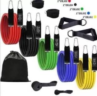 ALORNOR 11 Pcs Portable Resistance Fitness Exercise Bands for Men&Women Resistance-B72 Resistance Tube