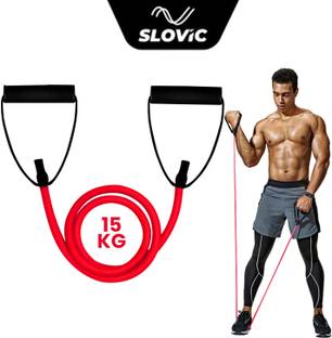 SLOVIC Exercise & Stretching Resistance Band Set For Men & Women Workout Medium Resistance Tube