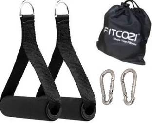 Fitcozi Carbiner hook with Handles Set Resistance Tube
