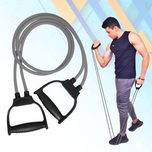 MAMOIR ® Natural Rubber Double Toning Tube, Exercise Resistance Tube, Stretching Tube Resistance Tube