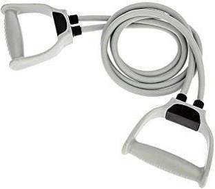 ADONYX Double Toning Resistance Tube Pull Rope Elastic Rubber Exercise Band Resistance Tube