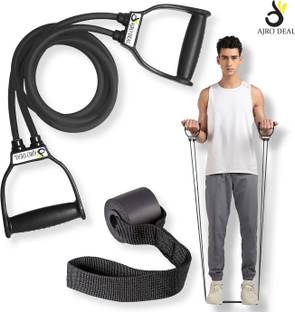 AJRO DEAL Double Toning Tube Exerciser Fitness Pulling Rope Resistance Tube