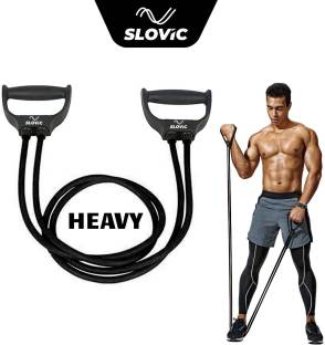 SLOVIC Exercise & Stretching Resistance Band Set For Men & Women Workout Heavy Resistance Tube