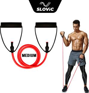 SLOVIC Exercise & Stretching Resistance Band Set For Men & Women Workout Medium Resistance Tube