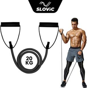 SLOVIC Exercise & Stretching Resistance Band Set For Men & Women Workout Heavy रेजिस्टेंस ट्यूब