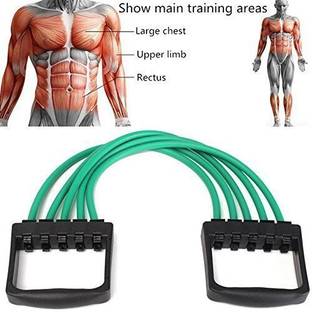 Fitfun Chest Expender Workout Pulling Manual Muscle Pulling Chest Expander Resistance Tube