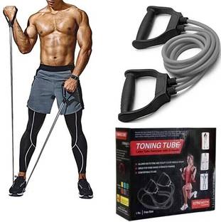 Bvibes Resistance Tube for Exercise, Muscle Toning & Endurance Workout Band Resistance Tube