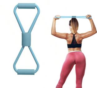 FirstFit Workout Toning Bands With Handle for Intense Core Exercise & Muscle Training Resistance Tube