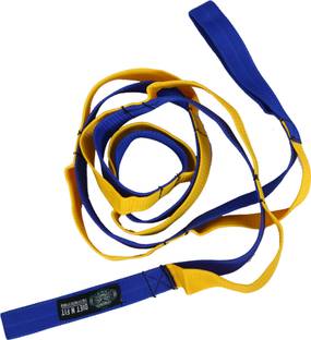 AYUR SESHA Yoga Belt for Stretching Exercises, Posture and Asanas Fitness Band Resistance Tube