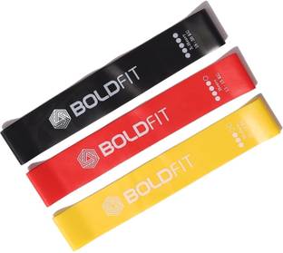 BOLDFIT Mini Loop Band Heavy Bands Workout Theraband Hip Thera Set Men Women Resistance Tube