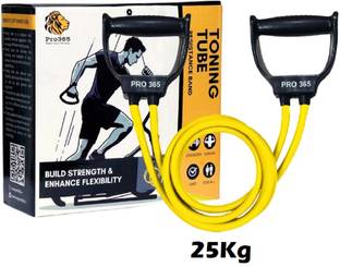 PRO365 Resistance Tube PRO Exercise & Stretching Band For Home Gym Men & Women Workout रेजिस्टेंस ट्यूब