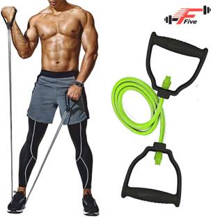 FFive Resistance Tube with Foam Handles & Door Anchor for Exercise Resistance Tube