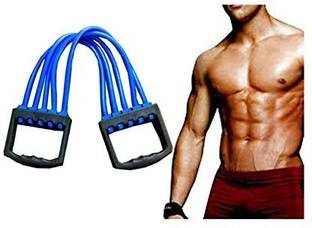 SuRekha Spring Exerciser Chest Expander with Silicone Rubber Unbreakable Home Gym Resistance Tube