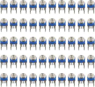 Charohm 50 Pcs Single Turn Vertical Preset Potentiometer Variable Resistor