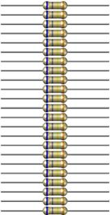 Charohm CH680K100P 680k Ohm 0.25W 100 Pieces Fixed Resistor