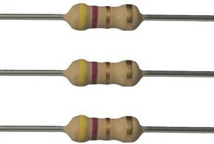 ELECSYNERGY THROUGH HOLE RESISTORS 1/2 WATT COMBO PACK - PACK OF 100 Fixed Resistor