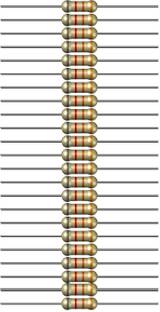 Charohm CH82K100P 82k Ohm 0.25W 100 Pieces Fixed Resistor