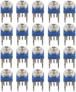 Charohm 500K Ohm (504) 20 Pcs Single Turn Vertical Preset Potentiometer Variable Resistor