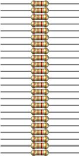 Charohm CH3K3V100P 3.3k Ohm 0.25W 100 Pieces Fixed Resistor