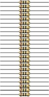 Charohm CH10R100P 10 Ohm 0.25W 100 Pieces Fixed Resistor