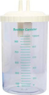 OLEX Suction Jar of 1000 ml for Suction Machine Jar Respiratory Exerciser