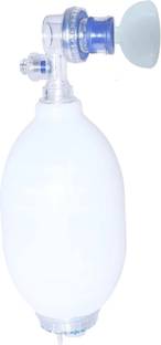 BOS MEDICARE Silicon Ambu Bag Manual Resuscitator Respiratory Exerciser (Pack of 1) Ambu Bag Paediatric Respiratory Exerciser