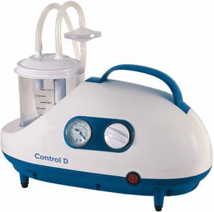Control D Portable Phlegm Suction Machine with 1000 ml Jar for Home & Hospital Electric Phlegm Suction Machine Respiratory Exerciser