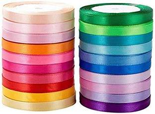 Raptend RAPTEND20 Multicolor Cotton, Satin Ribbon