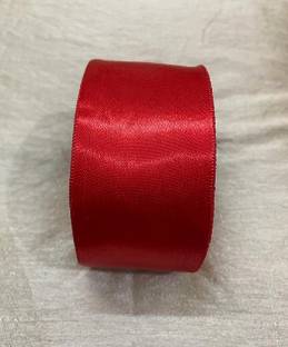 Bright Home Decor 2 Inch Red Color Satin-20 Meter Red Satin Ribbon